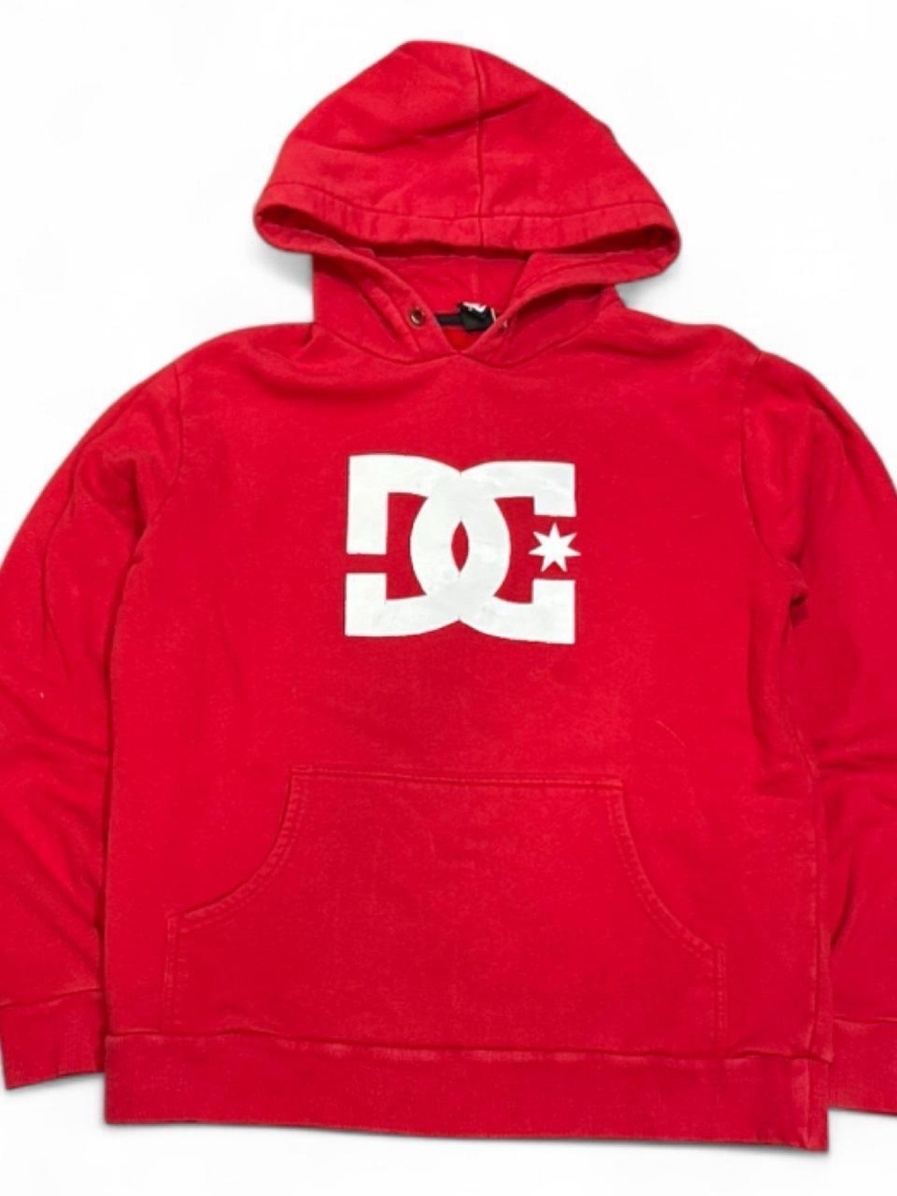 Y2K DC Shoes Red Graphic Hoodie